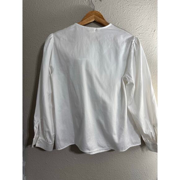 Maeve Anthroplogie Double Bow Blouse Shirt Top Size Small - Picture 5 of 6